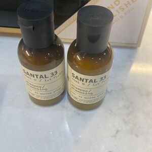 Santal 33 Le Labo travel Set of 2 Shampoos
